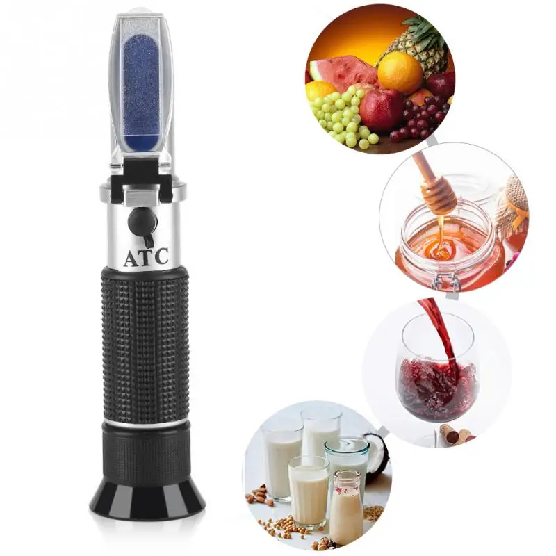Baking Accessories 0~32% Accurate Brix Refractometer Beer Fruit Juice Sugar Tester Meter Professional Sugar Refractometer Baking Accessories 0~32% Accurate Brix Refractometer Beer Fruit Juice Sugar Tester Meter Professional Sugar Refractometer