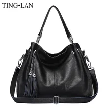 Bolsos Bolsos Mensajero de Las Mujeres de lujo Famosa Marca de Cuero Genuino Bolsos de Diseñador de Asas Casual Bolsas de Hombro de Las Señoras Bolsos Crossbody