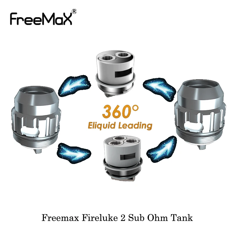 Электронная сигарета Freemax Fireluke 2 Tank Subohm 5 мл атомайзер с сетчатой катушкой X/TX