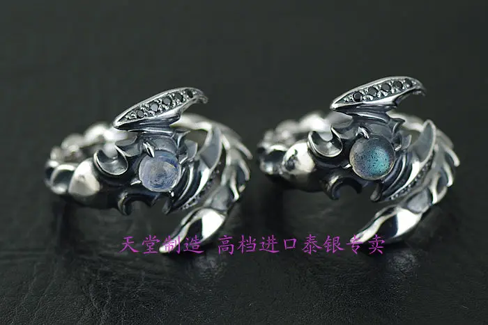 

Thailand imports, other 925 sterling silver ring opening scorpion SILVER RING