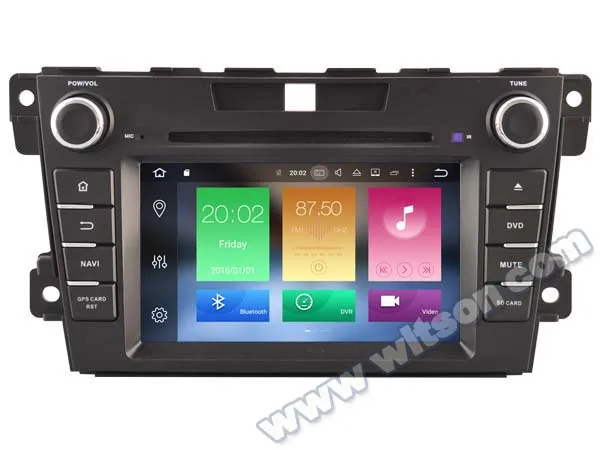 Discount 7" Android 8.0 Oreo OS Car DVD Multimedia Navigation GPS Radio for Mazda CX-7 2006-2012 with External DAB+ Tuner Support 5