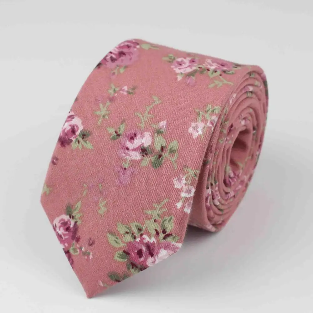 Галстук Классический мужской клетчатый галстук Повседневный милый цветочный Пейсли костюм галстук-бабочка мужские хлопковые Узкие галстуки цветной галстук - Цвет: 21