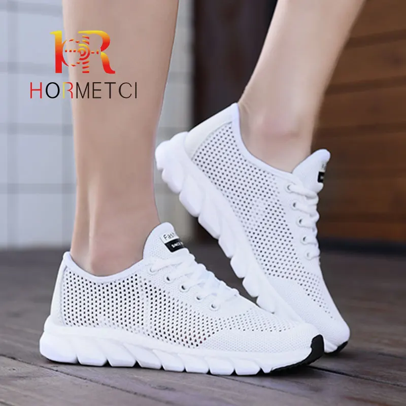 

Women's Sport shoes 2019 summer new Vulcanized shoes mesh breathable running comfortable wild Hollow casual shoes woman
