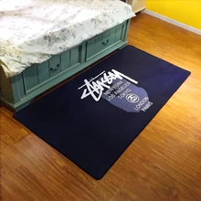 160 см 230 см большой коврик креативный черный спальня гостиная кухня прямоугольные Нескользящие коврики