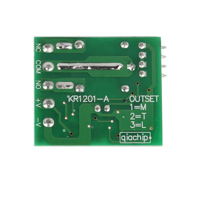 433Mhz Universal Wireless Remote Control Switch DC12V 10A 1CH Relay Receiver Module and 2PCS 4 Button Remote Controls 433Mhz Universal Wireless Remote Control Switch DC12V 10A 1CH Relay Receiver Module and 2PCS 4 Button Remote Controls