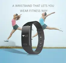 Heart Rate Smart Wristband Smartband Smart Band Sleep Monitor Call/SMS Reminder Bracelet For iPhone IOS Android