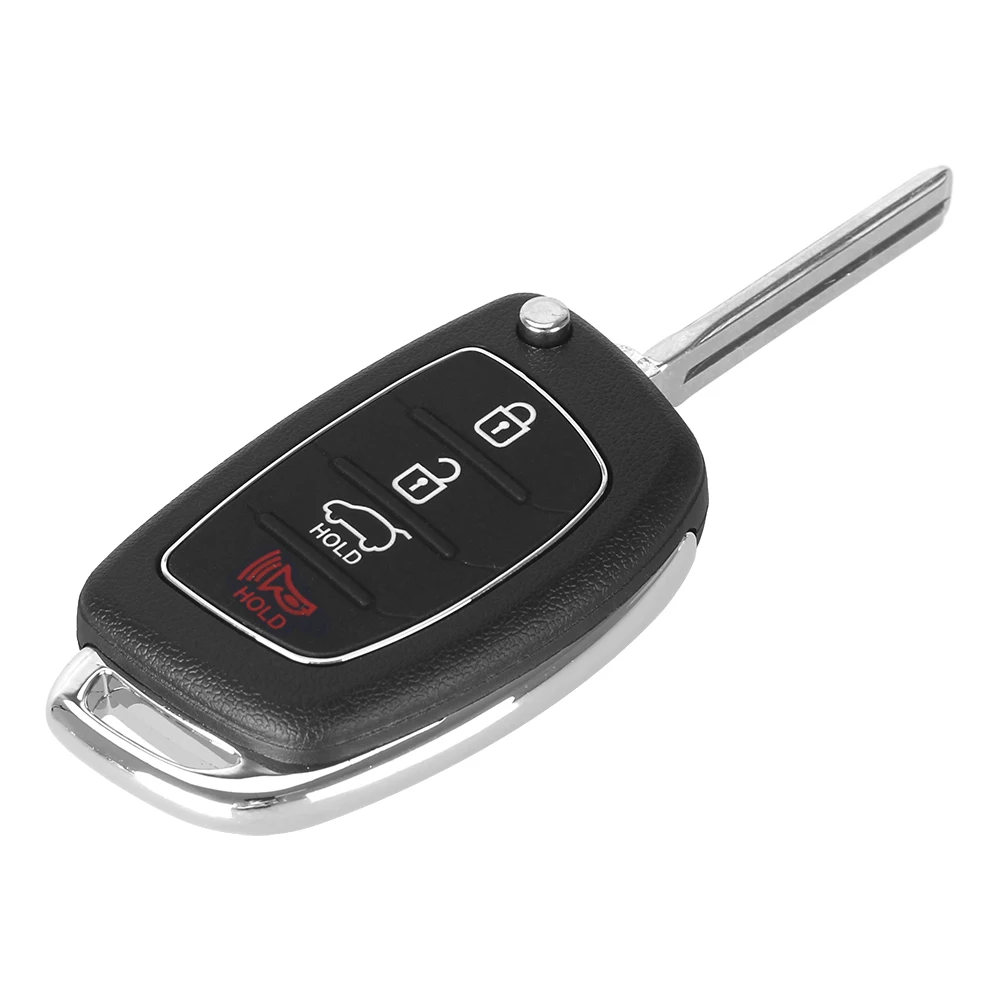 DANDKEY 4 кнопки Флип складной дистанционный Брелок чехол для Hyundai Mistra Santa Fe Sonata