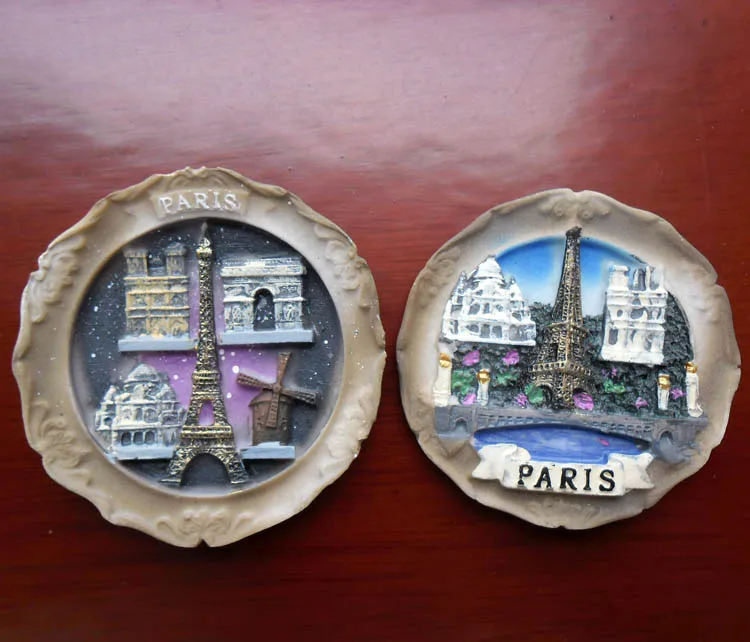 

France travel to commemorate the refrigerator posted on the European tour in Paris to commemorate Fridge Magnets