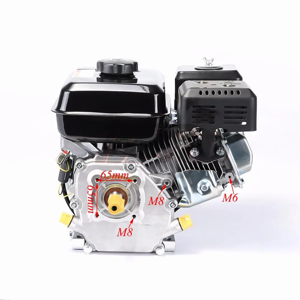 TDPRO nuevo 7HP 4-tiempos 210cc Motor gasolina 170F arranque gasolina Motor ajuste cortacésped Go Kart generador de paleta máquina