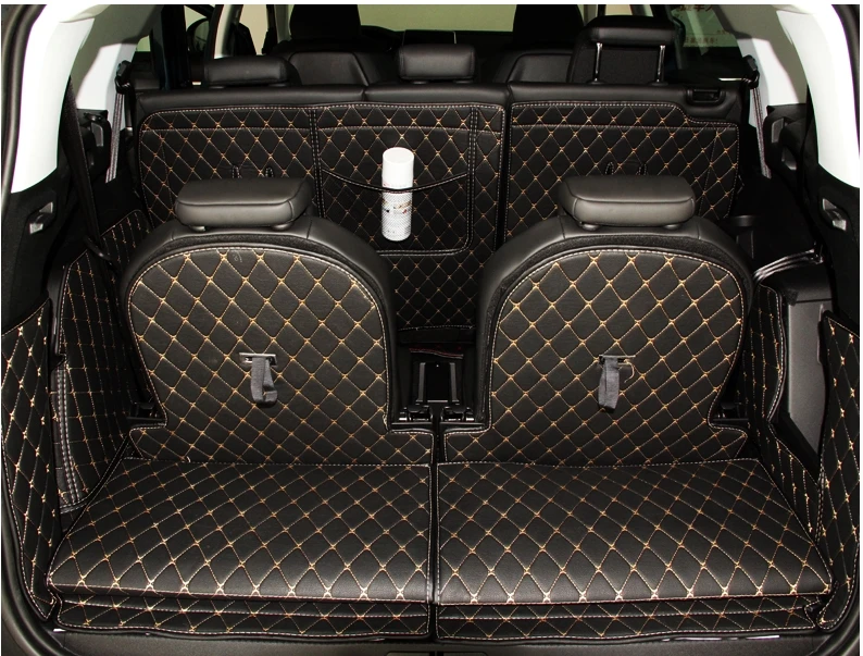 High quality! Special trunk mats for Peugeot 5008 2017 waterproof boot