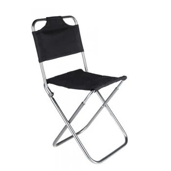 

3 Pcs of (Good Deal Portable Folding Aluminum Oxford Cloth Chair Outdoor Fishing Camping with Backrest Carry Bag Black)
