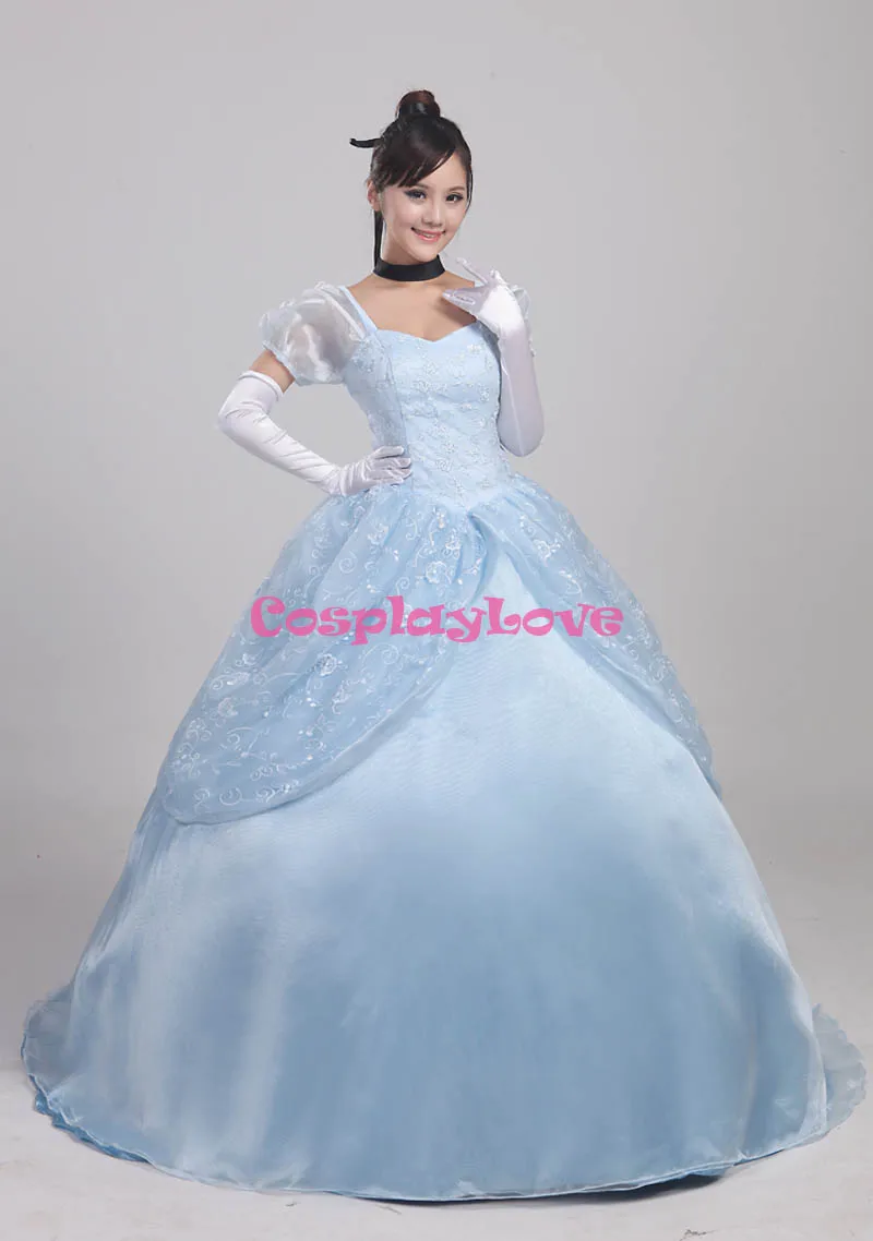 CosplayLove Custom Made Cinderella Princess Dress Cosplay Costume For Halloween Christmas Party  (7)