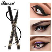 Серия BSIMONE Big Eyes Cool Black Водонепроницаемый и от потения стойкая жидкая подводка для глаз Maquiagem Lapis De Olho delicador Ojos Sello# SYS