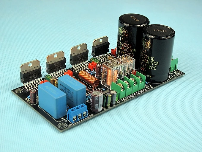 TDA7293 double parallel 160W+160W output with protection circuit audio