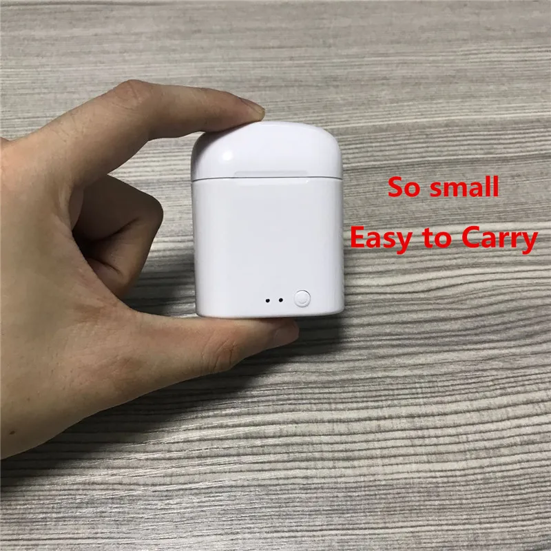 Wireless Headphones i7s TWS Mini Bluetooth Earphone Stereo Earbud Headset With Charging Box Mic For iPhone Samsung  iphone Smart