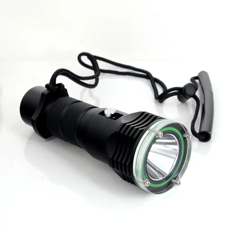 

Professional LED Torch Lantern Lighting Light Underwater Diving Flashlight Torch Waterproof Portable Lamp + Battery + Charger