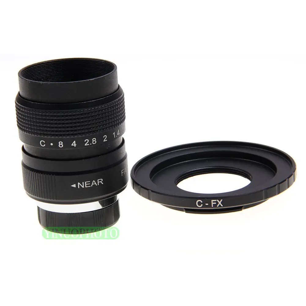 Фуцзянь 25 мм F1.4 CC TV lens + C Mount для Fuji Fujifilm X E2 E1 Pro1 M1 A2|c mount|fujian 25mm f1.4tv |