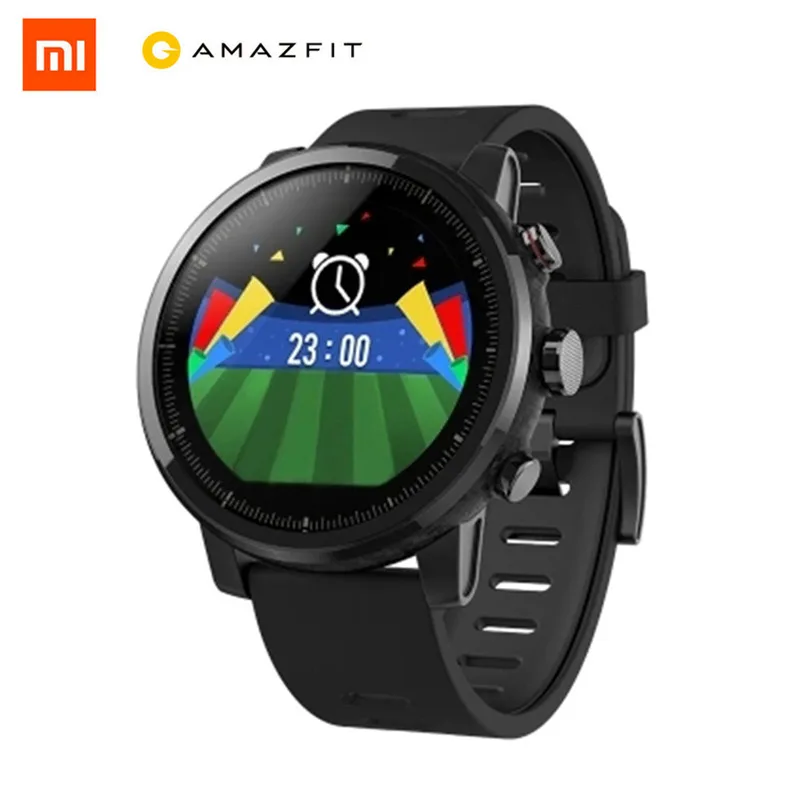 

Xiaomi Huami Smart Watch International Wristwatch Smartwatch Heart Rate Monitor Watch Fitness Activity Tracker GPS 5ATM