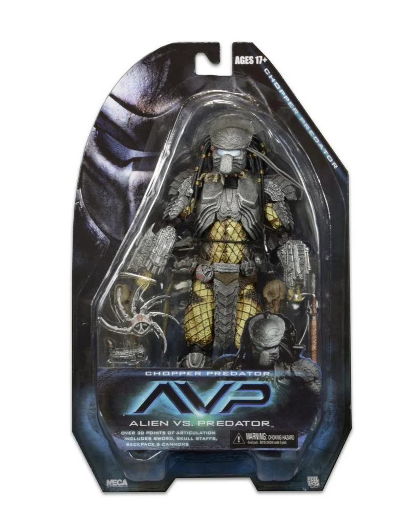 NECA AVP Alien vs. Predator Chopper Celtic Scar Predator PVC Action Figure Collectible Model Toy (2)