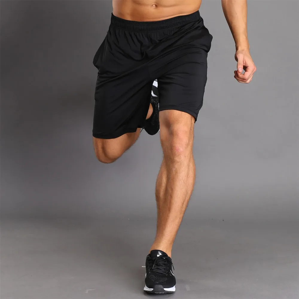

NEW 2019 Men Running Shorts Jogging Training Sports Sportswear Fitness Exercise Gym Shorts Pocket Clothes Breathable Quick Dry