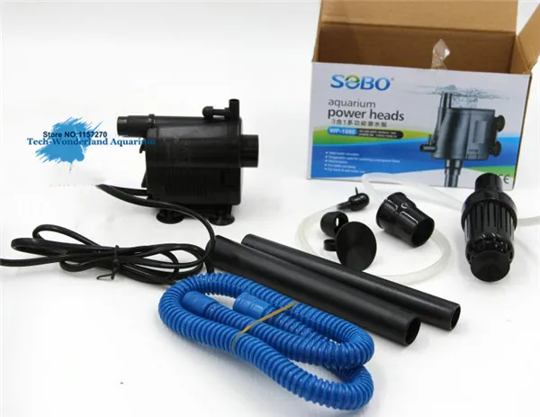 

Multifunction submersible pump for aquarium fish tank power heads bomb water pump SOBO WP 1990 free shipping