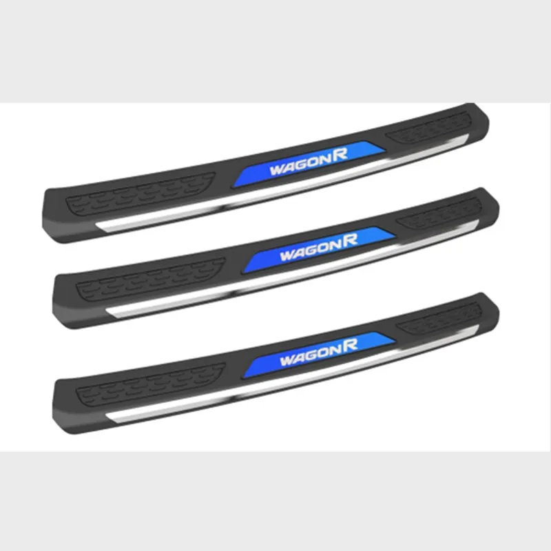 

PVC outer rear bumper protector trunk fender door sill plate protector guard cover 1pcs for SUZUKI WAGONR CULTUS HONDA CITY