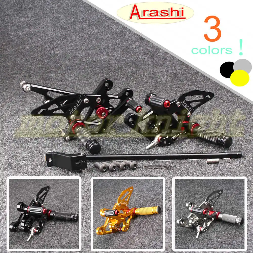 CNC Adjustable Racing Rearset Foot pegs fit YAMAHA FZ1 06-14 & FZ8 2010 2011 2012 2013 CNC Adjustable Racing Rearset Foot pegs fit YAMAHA FZ1 06-14 & FZ8 2010 2011 2012 2013
