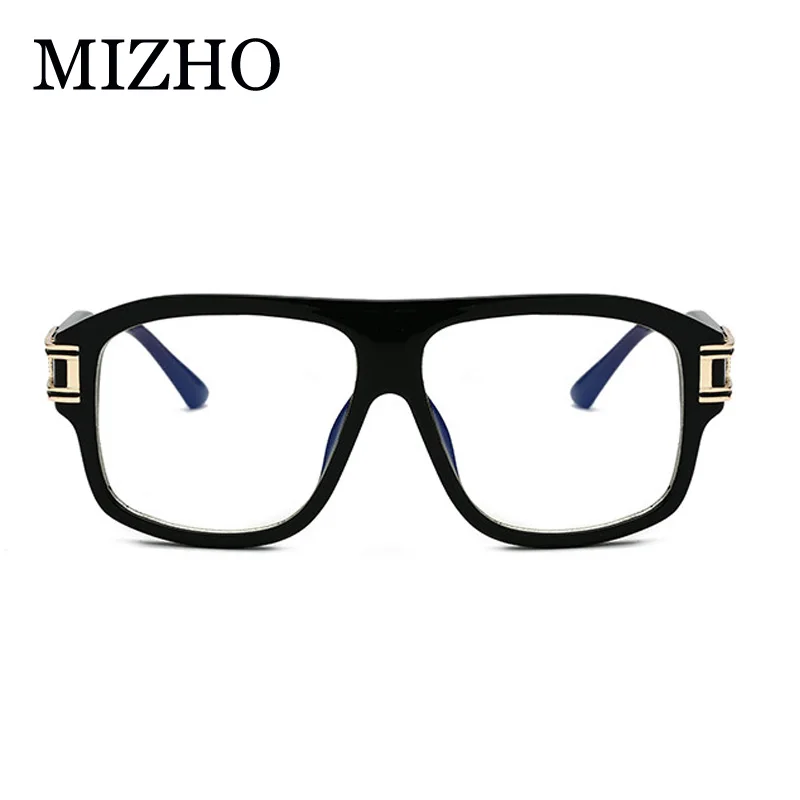 MIZHO 2020 фестиваль Новые негабаритные очки оправа мужские прозрачные трендовые