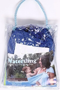 Горячая распродажа! Дышащие Детские Одежда заплыва чистая Перевозчик с полиэстера и QuickDry тканей Материал детский бассейн вода душа Sling - Цвет: deep blue