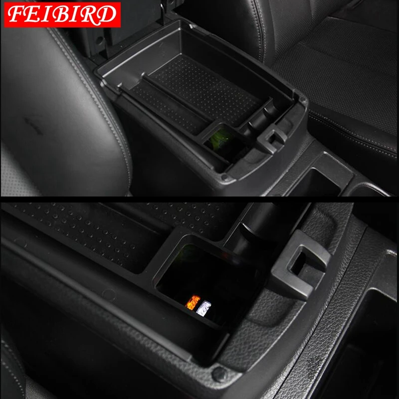 Черная центральная консоль для Nissan X Trail T32 Rogue 2014 2019 многофункциональный ящик