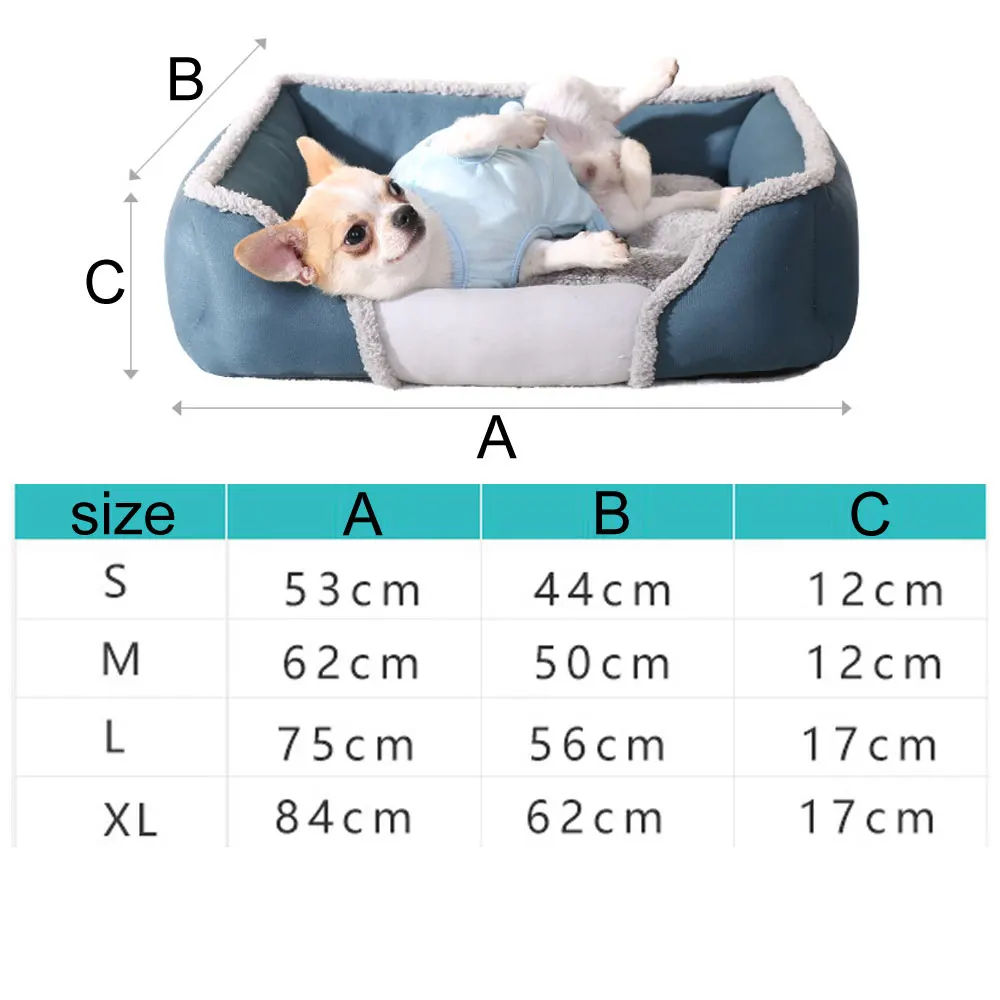 1 шт. ортопедическая кровать для собак PP хлопок наполнитель кровать для домашних животных со съемным моющимся чехлом для маленьких средних и больших домашних животных