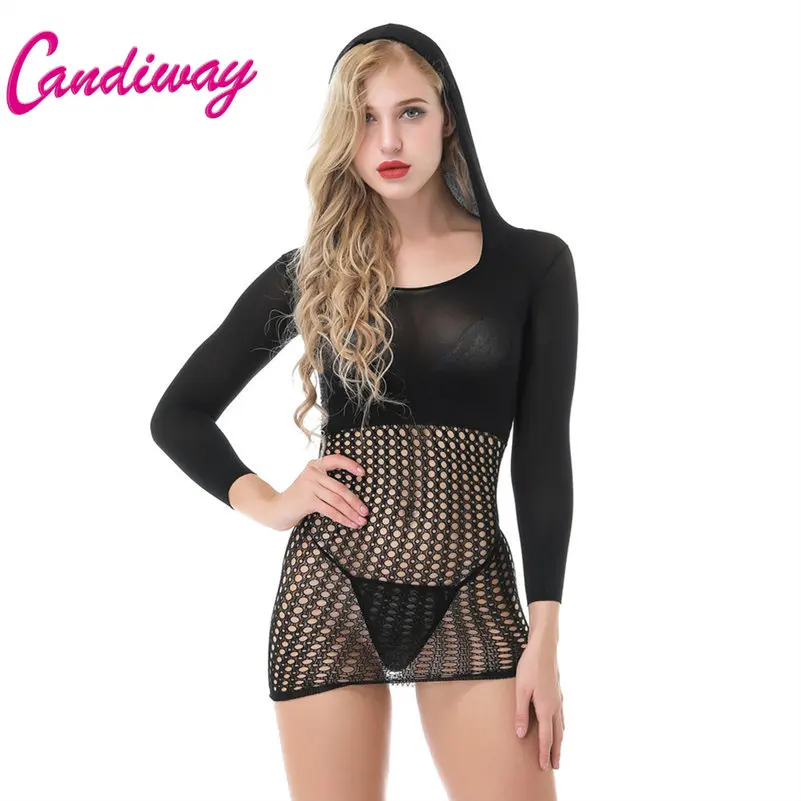 Domination fishnet sport miniskirt