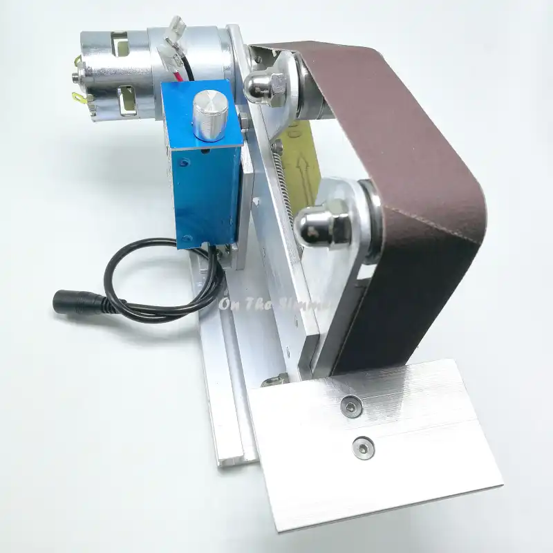 Miniature abrasive belt machine small mini polishing machine grinding
