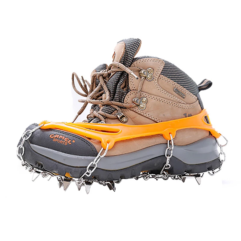 NEW 12Teeth Non slip Ice Snow Climbing Anti slip Shoe Covers Spike