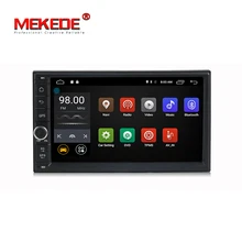 HD 1024X600 Android 5.1 Quad Core 16 ГБ Флэш Универсальный Двойной 2 din 2Din dvd-плеер Автомобиля Стерео GPS Навигация Radio DDR3 3 Г wi-fi