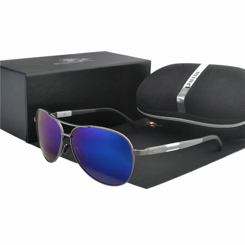 Мужские поляризационные солнцезащитные очки для спорта мужские солнцезащитные очки для вождения алюминиевая оправа магния солнцезащитные очки FML