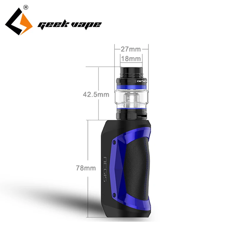 2 шт./партия новейший Geekvape Aegis mini 80 Вт комплект с аккумулятором 2200 мАч как чипсет aegis mini mod& 5,5 мл Cerberus tank vs aegis legend