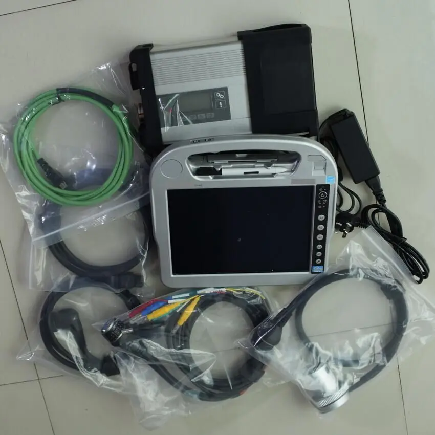 MB SD Connect Compact 5 star diagnosis c5 с программным обеспечением 2020 09 v 500gb hdd + CF H2 (4G i5) планшет