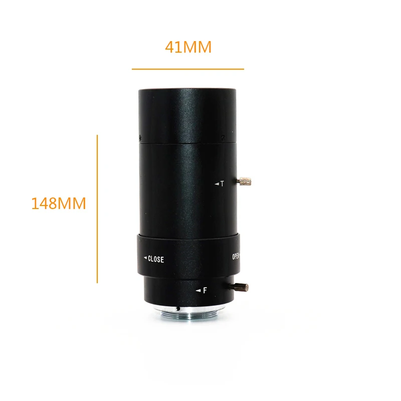 Объектив HQCAM 5 100 мм CS F1.8 1/3 дюйма варифокальный зум ручной Радужный объектив для IP