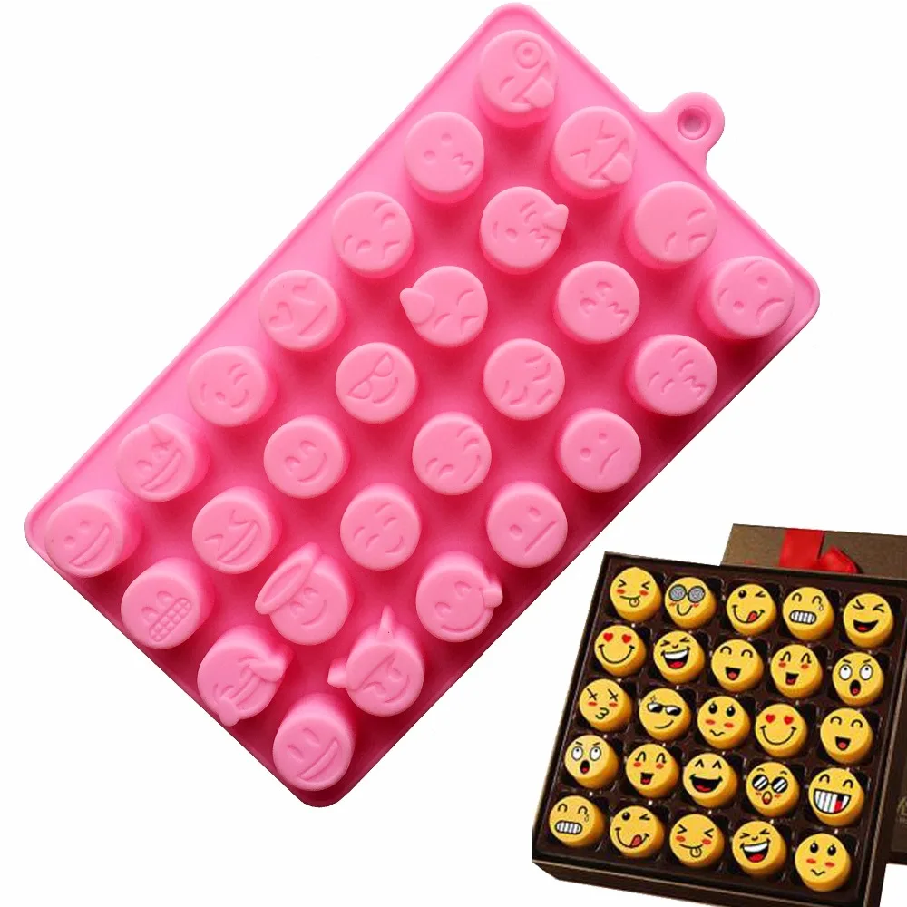 

Cartoon Fondant Mould Cake Making Expression Mold Tool