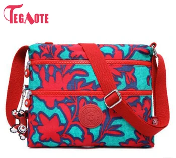 

TEGAOTE Women Shoulder Bags Zipper Small Bags Handbags Women Famous Flap Mini Nylon Beach Crossbody Bag Female Sac A Main 2017