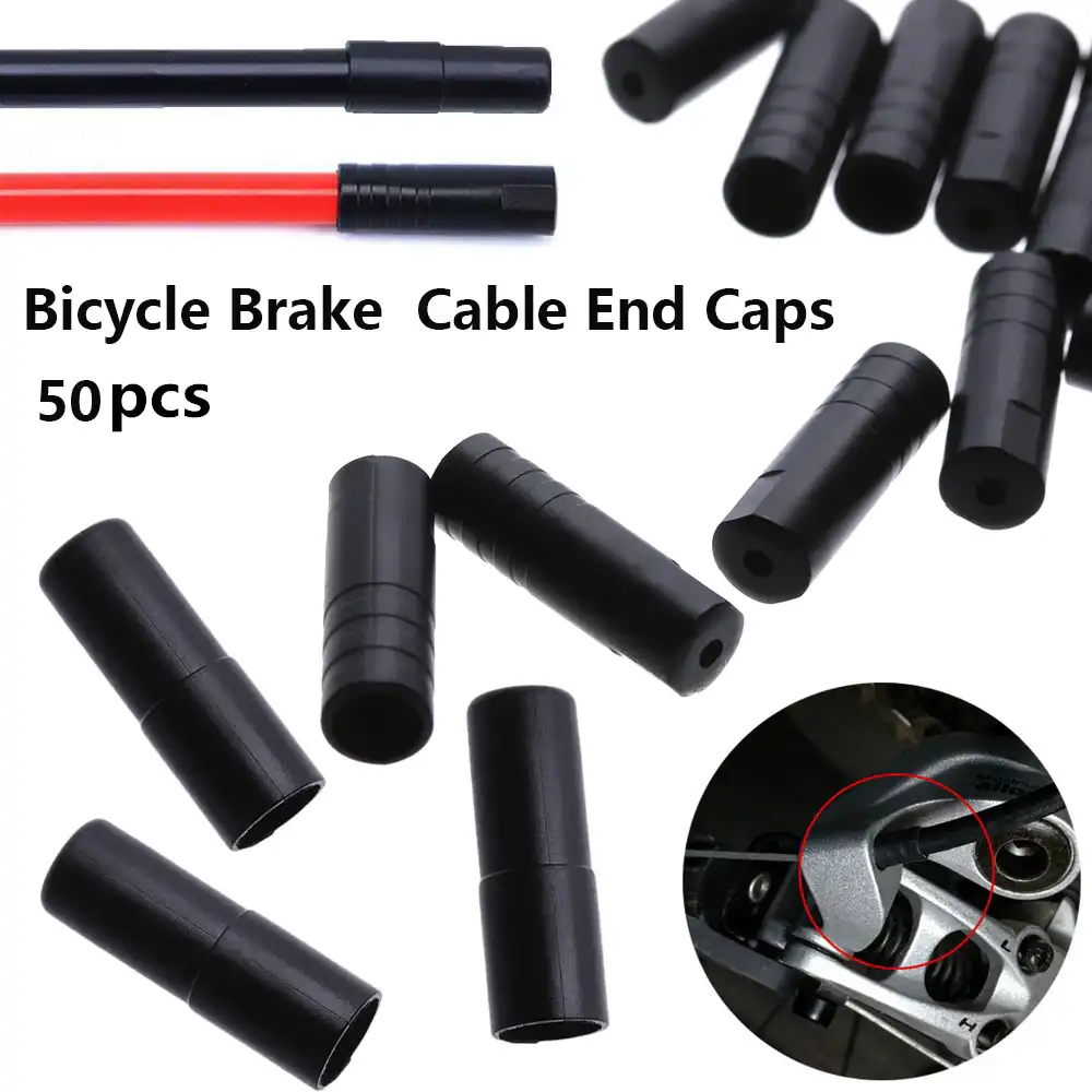 MTB Bike Bicycle Brake Gear Outer Cable Cover Shift/Brake Cap Caps Tips Crimps