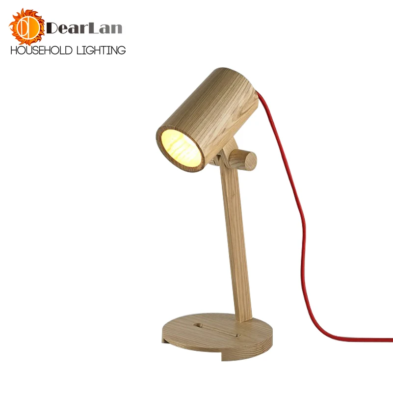 

Wood Reading Table Lamps Newest Design Wood Table lamps Desk Light LED Bedside Foyer Table Lamp For Bedroom Inside Decoration