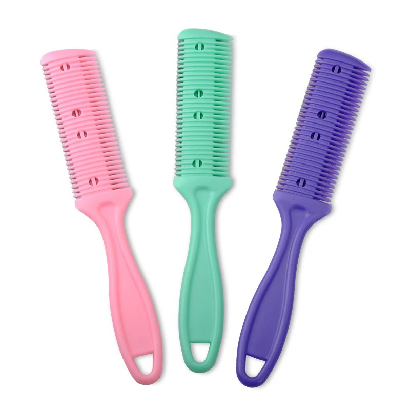 2pcs Plastic Haircut Comb Cutter Combination Hair Trimmers