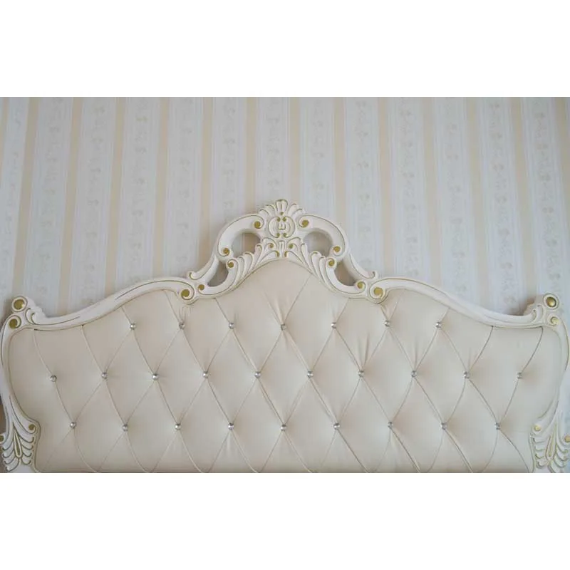 

White Headboard Beds Portrait Newborns Backdrop F-2808