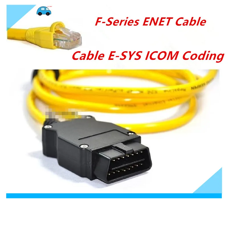 

Top ESYS 3.23.4 V50.3 Data Cable For bmw ENET Ethernet to OBD Interface Cable E-SYS ICOM Coding F-Series for BMW ENET For Car