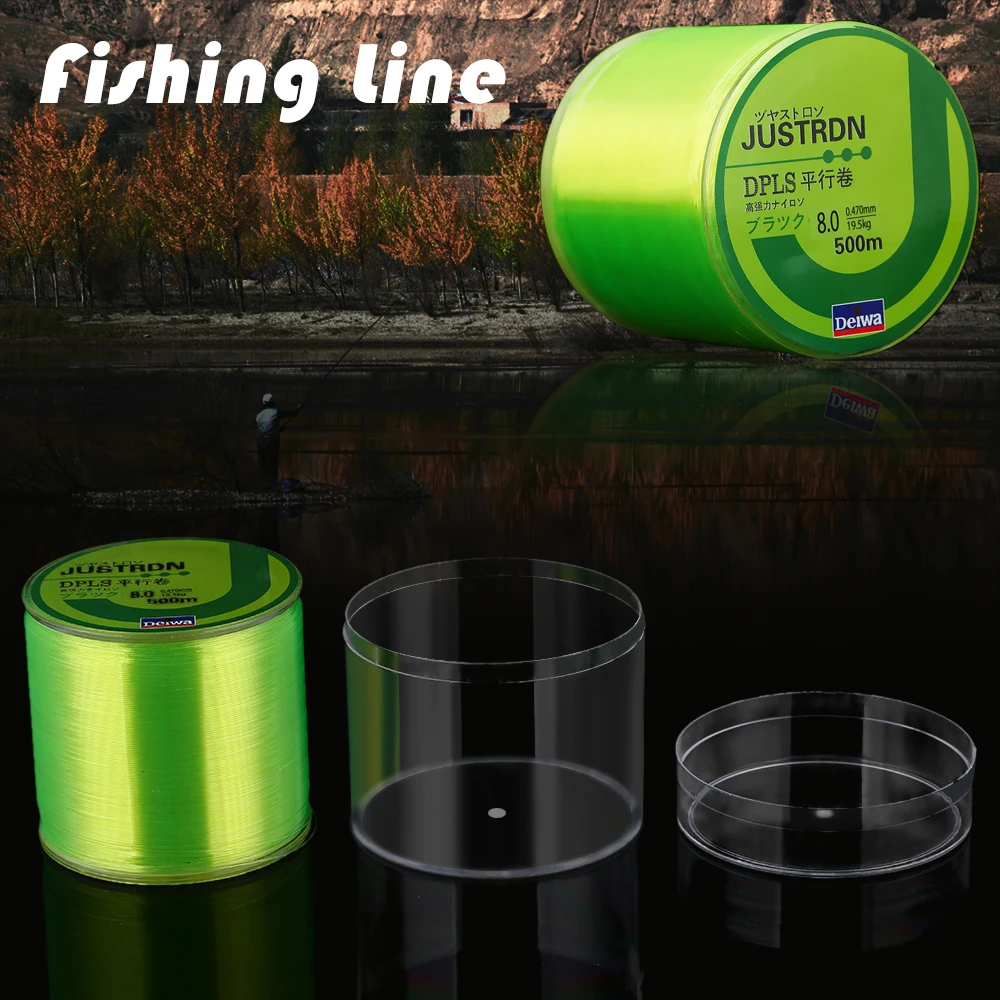 

500M Nylon Daiwa Super Strong Monofilament FishingLines Durable Japan Monofilament Lake Sea Fish Tackles FishingAccessories