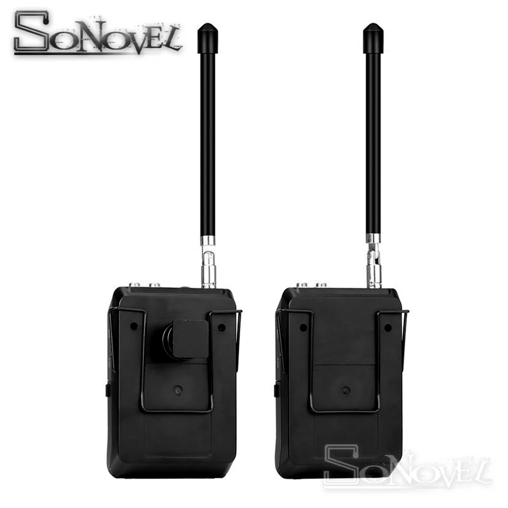 BOYA BY-WFM12 Wireless Lavalier Microphone 12-Channels VHF Lapel Mic System for iOS iPhone X 8 7 6 DSLR Camera DV Audio Recorder