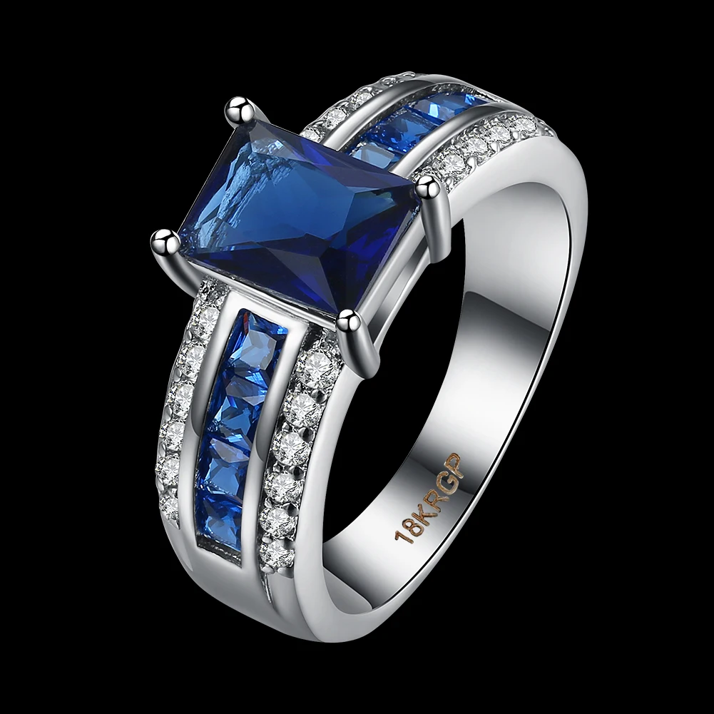GemStoneKing Мода Стерлингового Серебра 925 Кольцо Винтаж Свадьба & Обручальное