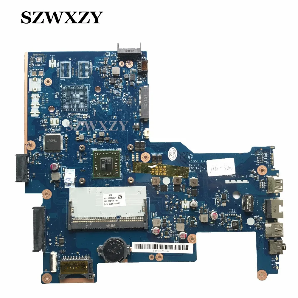Стильная материнская плата для ноутбука HP Pavilion 15 G H LA A996P 760149 501 с фотопроцессором